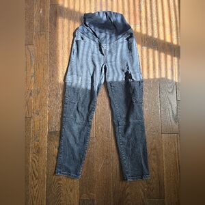 Isabel Maternity Black Cargo Pants